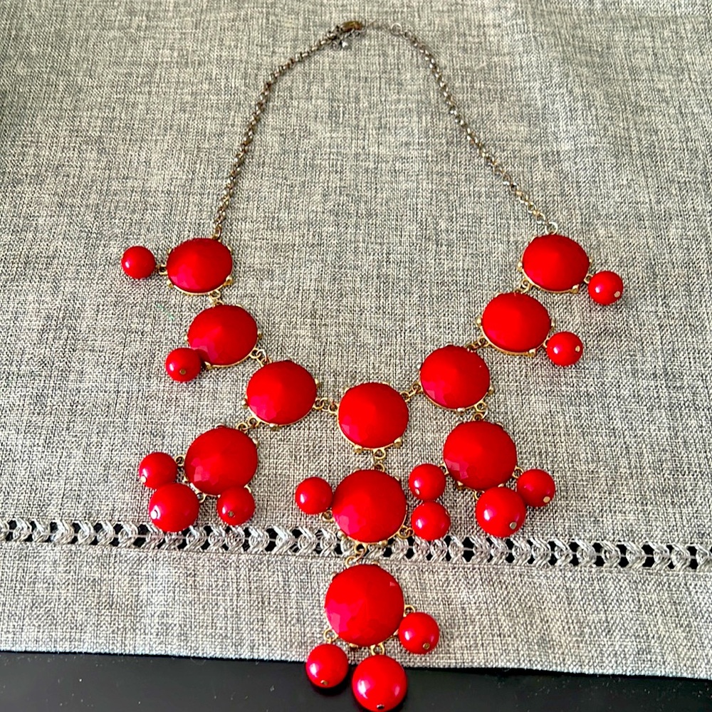 Red bobble necklace